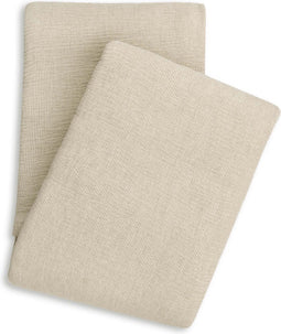 Yellow ICA Sprei - 75% Katoen 25% Linen - 270x260 - Natural
