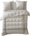 Yellow Kagusa Dekbedovertrek - Tweepersoons - Percale - 200x200-220cm - Grijs