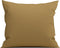 Yellow Kussensloop Percale - Kussenhoes van 80x80 cm - 1 stuk - 100% Katoen-Perkal - Bruin