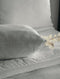 YELLOW Louise Dekbedovertrek - Eenpersoons - 140x200/220 cm - Silver Grey