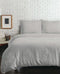 YELLOW Louise Dekbedovertrek - Eenpersoons - 140x200/220 cm - Silver Grey