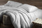 YELLOW Louise Dekbedovertrek - Eenpersoons - 140x200/220 cm - White