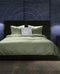 Yellow Percale Dekbedovertrek - Eenpersoons - 140x200/220 cm - Army Green