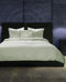 Yellow Percale Dekbedovertrek - Eenpersoons - 140x200/220 cm - Ice Green