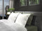 Yellow Percale Dekbedovertrek - Eenpersoons - 140x200/220 cm - Optic White