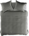 Yellow Percale Dekbedovertrek - Eenpersoons - 140x200/220 cm - Steel Grey