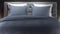 Yellow Percale - Dekbedovertrek - Eenpersoons - 140x200/220 cm - Midnight Blue