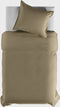 Yellow Percale Dekbedovertrek - Extra breed - 260x200/220 cm - Safari Sand