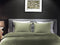 Yellow Percale Dekbedovertrek - Extra breed - 260x200/220 cm - Silent Green