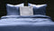 Yellow Percale - Dekbedovertrek - Lits-jumeaux - 240x200/220 cm - Midnight Blue