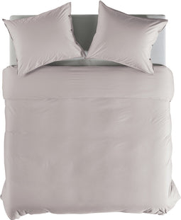 Yellow Percale Dekbedovertrek - Lits-jumeaux - Percale - 240x200-220cm - Roze