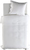 Yellow Percale Dekbedovertrek - Lits-jumeaux - Percale - 240x200-220cm - Off-White