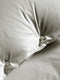 Yellow Percale Dekbedovertrek - Lits-jumeaux - Percale - 240x200-220cm - Grijs