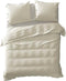 Yellow Percale Dekbedovertrek - Lits-jumeaux - Percale - 260x200-220cm - Off-White