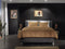 Yellow Percale Dekbedovertrek - Litsjumeaux - 240x200/220 cm - Cognac Brown