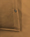 Yellow Percale Dekbedovertrek - Litsjumeaux - 240x200/220 cm - Cognac Brown
