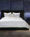 Yellow Percale Dekbedovertrek - Litsjumeaux - 240x200/220 cm - Optic White
