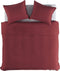 Yellow Percale Dekbedovertrek - Litsjumeaux - 240x200/220 cm - Spicy Red