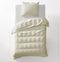 Yellow Percale Dekbedovertrek - Litsjumeaux - 240x200/220 cm - Pristine Ivory