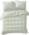 Yellow Percale Dekbedovertrek - Litsjumeaux XL - 260x200/220 cm - Ice Green
