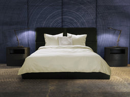 Yellow Percale Dekbedovertrek - Litsjumeaux XL - 260x200/220 cm - Pristine Ivory