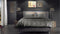Yellow Percale Dekbedovertrek - Litsjumeaux XL - 260x200/220 cm - Steel Grey