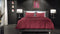 Yellow Percale Dekbedovertrek - Litsjumeaux XL - 260x200/220 cm - Spicy Red