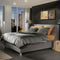 Yellow Percale Dekbedovertrek - Litsjumeaux XL - 260x200/220 cm - Steel Grey