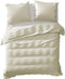 Yellow Percale Dekbedovertrek - Litsjumeaux XL - 260x200/220 cm - Pristine Ivory