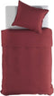 Yellow Percale Dekbedovertrek - Litsjumeaux XL - 260x200/220 cm - Spicy Red