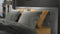 Yellow Percale Dekbedovertrek - Litsjumeaux XL - 260x200/220 cm - Steel Grey