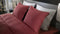 Yellow Percale Dekbedovertrek - Litsjumeaux XL - 260x200/220 cm - Spicy Red