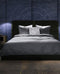 Yellow Percale Dekbedovertrek - Tweepersoons - 200x200/220 cm - Steel Grey