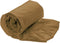 Yellow percale katoen hoeslaken bruin - eenpersoons (90x210/220) - natuurlijk materiaal - slijtvast en duurzaam
