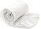 Yellow percale katoen hoeslaken wit - tweepersoons (140x200) - natuurlijk materiaal - slijtvast en duurzaam