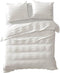 Yellow Sayama - Dekbedovertrek - Tweepersoons - 200x200/220 cm - Off-White