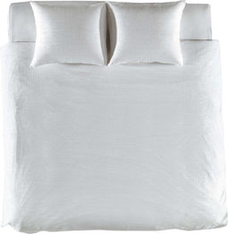 Yellow Violette Dekbedovertrek - Lits-jumeaux - Percale - 260x200-220cm - Wit