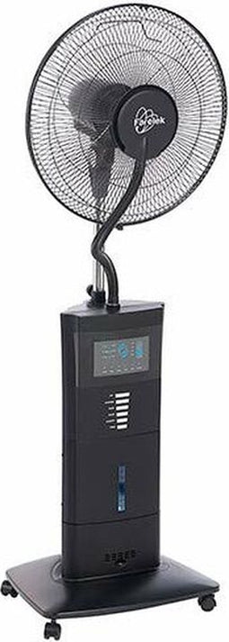 YELLOWSTONE - Nevelventilator op statief Ø40cm 100W zwart