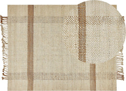 YELMEZ - Modern vloerkleed - Beige - 160 x 230 cm - Jute