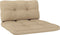 vidaXL Bankkussens pallet 2 st beige