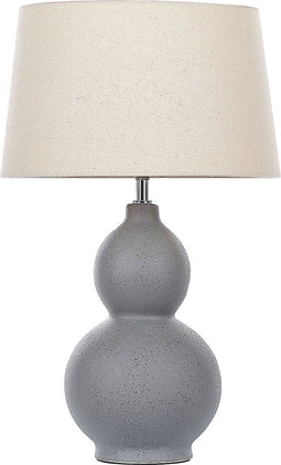 YENISEI - Tafellamp - Grijs - Keramiek