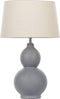 YENISEI - Tafellamp - Grijs - Keramiek