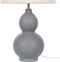 YENISEI - Tafellamp - Grijs - Keramiek