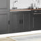 vidaXL - Spoelbakonderkast - Kalmar - 80x46x81,5 - cm - bewerkt - hout - zwart