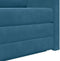 vidaXL - Ligbed - Sofa - 2-in-1 - Blauw - 124x204x61 - cm - Velours