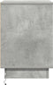 vidaXL - Nachtkastje - met - LED-verlichting - Betongrijs - 39x34,5x50 - cm