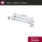 Paulmann Arneb - Wandlamp LED IP44 3000K 550lm 230V 9W Chroom