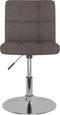 vidaXL - Eetkamerstoelen - draaibaar - 2 - st - stof - taupe