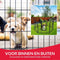 maxxpro Puppyren Opvouwbaar - Hondenren 8 Panelen - 210x80cm Zwart