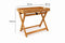 Ceruzo Bijzettafel Malibu - Inklapbaar - Afneembaar Dienblad - 50 cm - Bruin